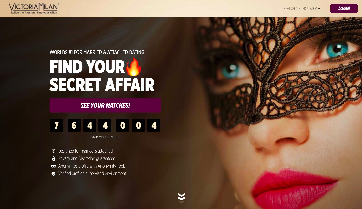 Victoria Milan main page