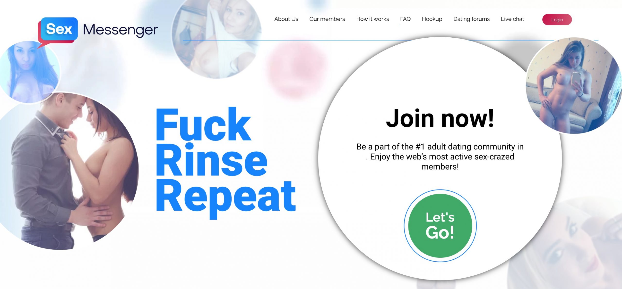 Sexmessenger main page